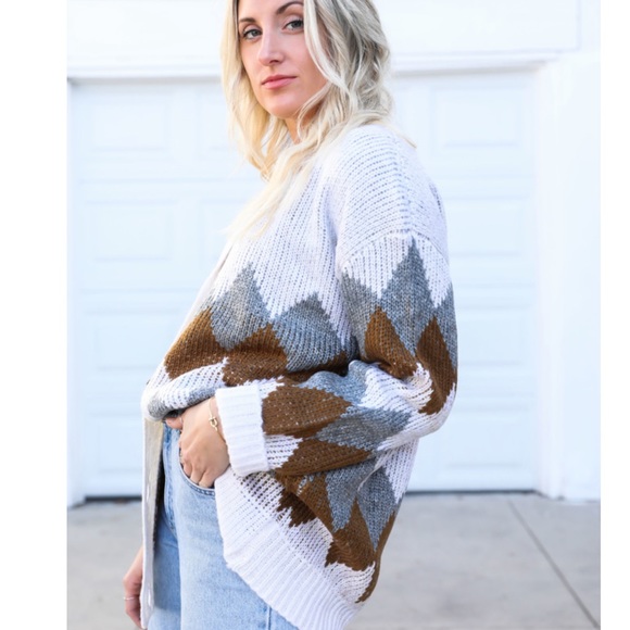 Madewell Sweaters - RESTOCK  // BOYFRIEND ARGYLE CARDIGAN